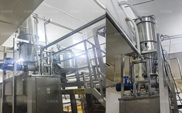 某食品行業(yè)客戶粉料真空上料設(shè)備